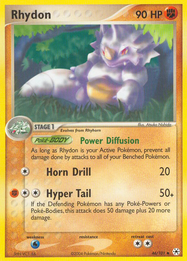 Rhydon (46/101) [EX: Hidden Legends] | Pegasus Games WI