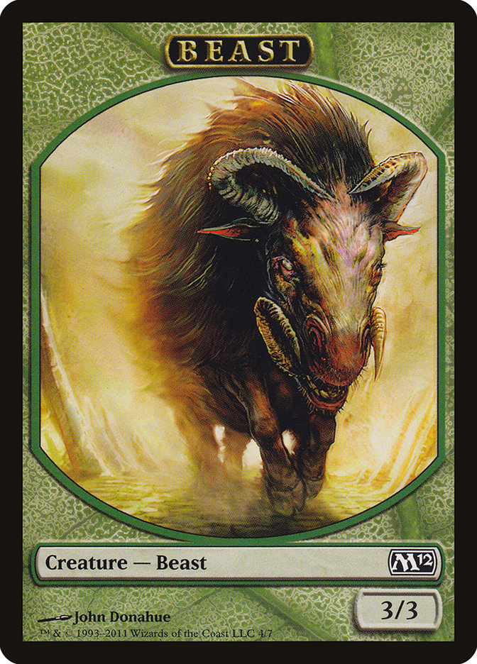 Beast Token [Magic 2012 Tokens] | Pegasus Games WI