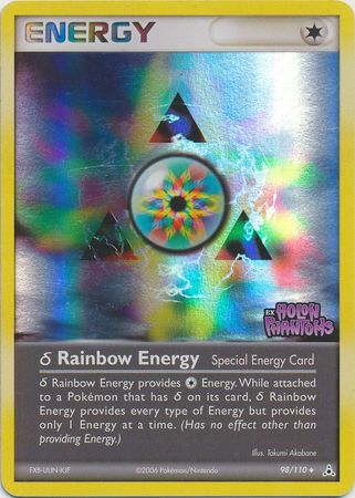 Rainbow Energy (98/110) (Delta Species) (Stamped) [EX: Holon Phantoms] | Pegasus Games WI