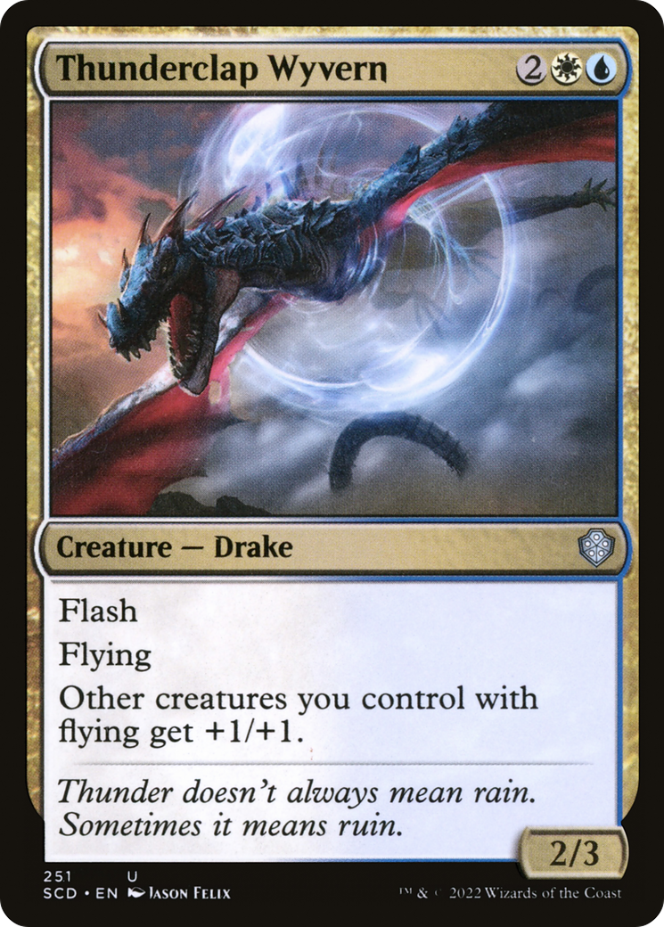 Thunderclap Wyvern [Starter Commander Decks] | Pegasus Games WI