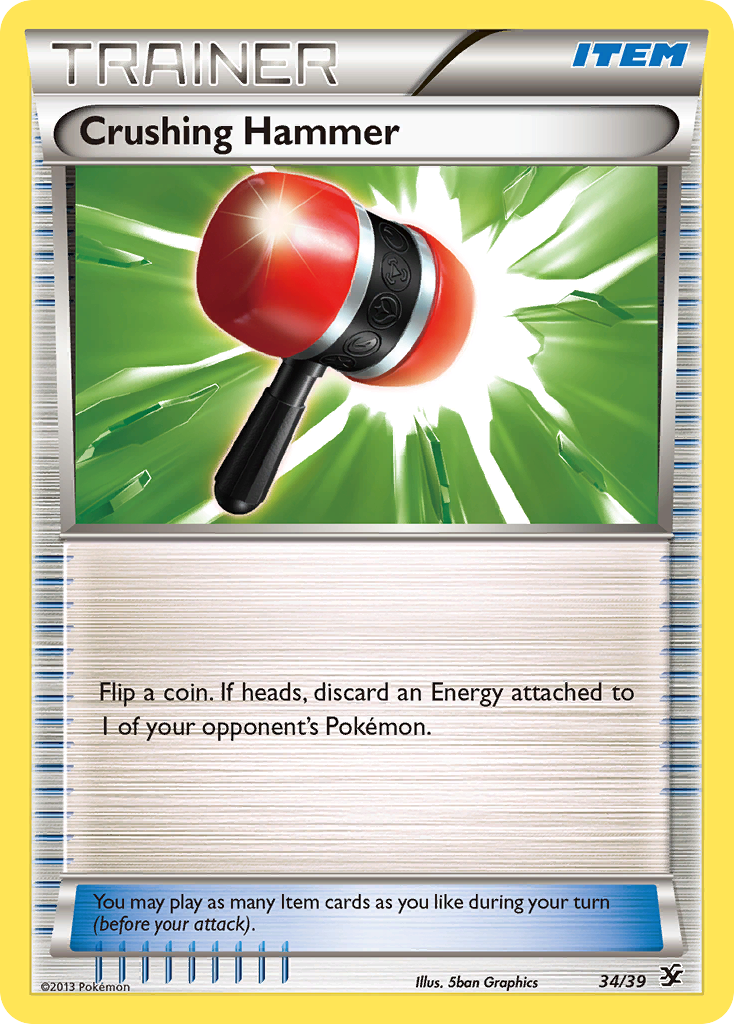 Crushing Hammer (34/39) [XY: Kalos Starter Set] | Pegasus Games WI