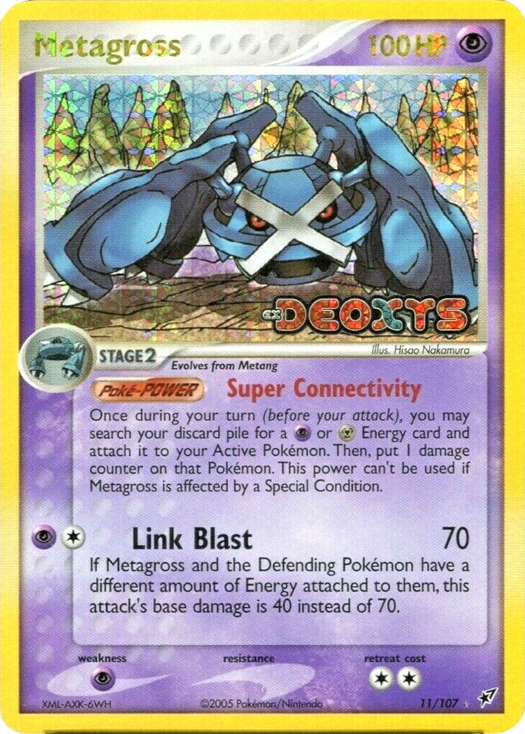 Metagross (11/107) (Stamped) [EX: Deoxys] | Pegasus Games WI