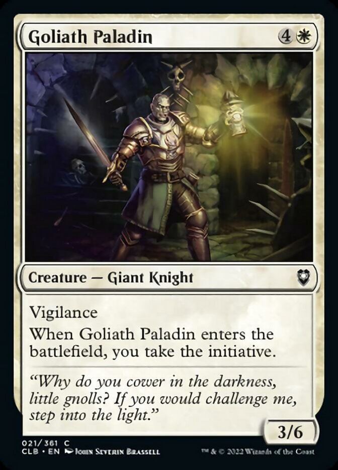 Goliath Paladin [Commander Legends: Battle for Baldur's Gate] | Pegasus Games WI