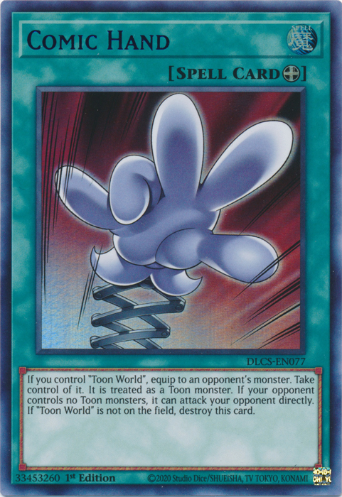 Comic Hand (Blue) [DLCS-EN077] Ultra Rare | Pegasus Games WI