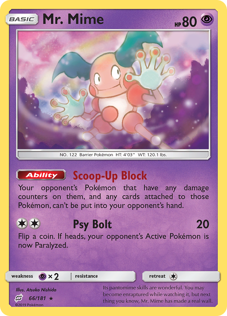 Mr. Mime (66/181) [Sun & Moon: Team Up] | Pegasus Games WI