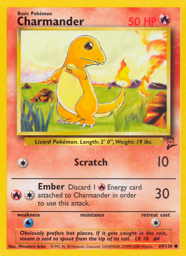 Charmander (69/130) [Base Set 2] | Pegasus Games WI