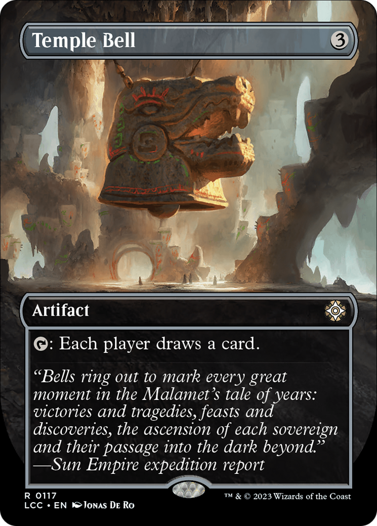 Temple Bell (Borderless) [The Lost Caverns of Ixalan Commander] | Pegasus Games WI