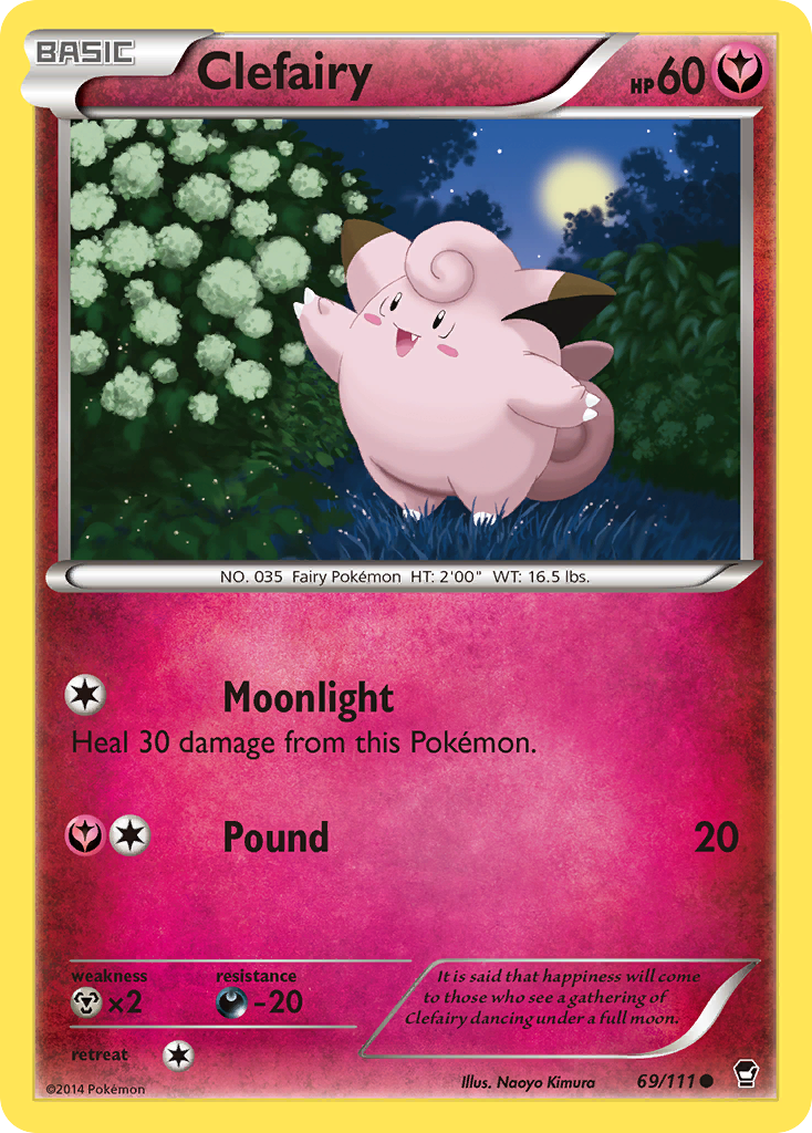 Clefairy (69/111) [XY: Furious Fists] | Pegasus Games WI