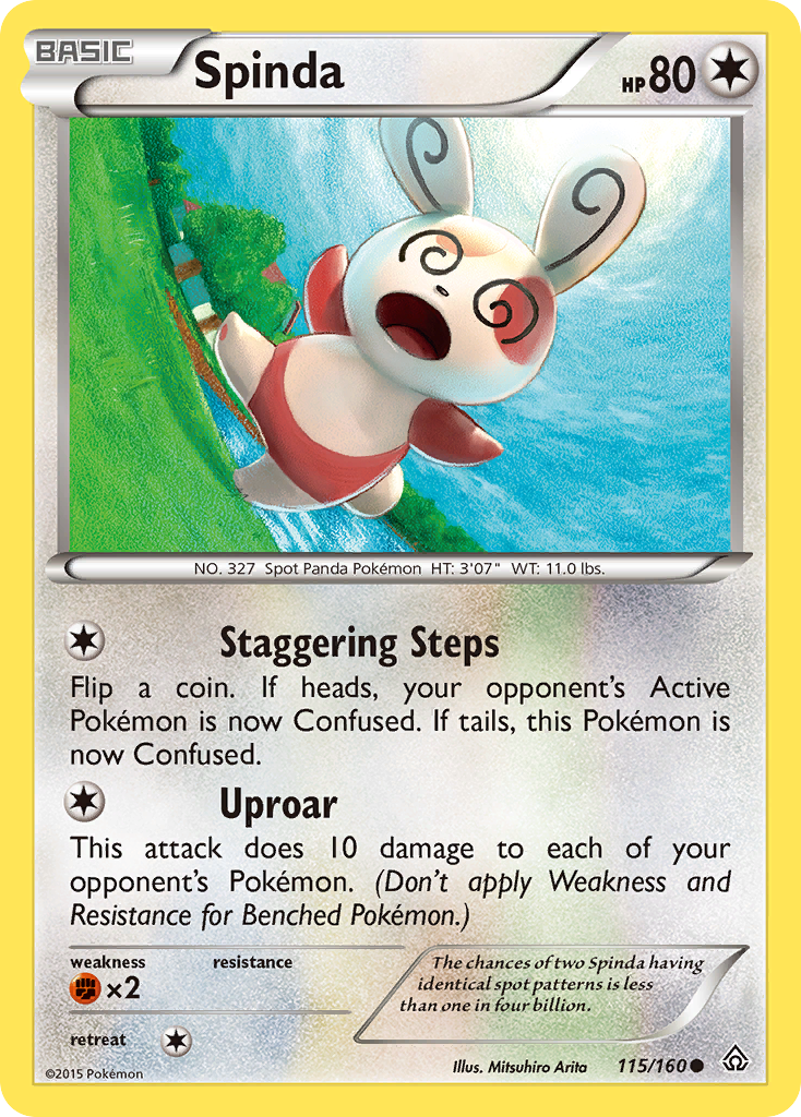 Spinda (115/160) [XY: Primal Clash] | Pegasus Games WI