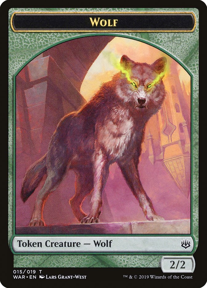 Wolf Token [War of the Spark Tokens] | Pegasus Games WI