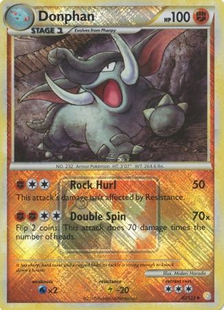 Donphan (40/123) (League Promo) [HeartGold & SoulSilver: Base Set] | Pegasus Games WI