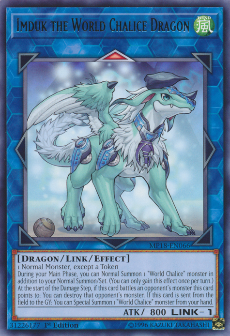 Imduk the World Chalice Dragon [MP18-EN066] Rare | Pegasus Games WI