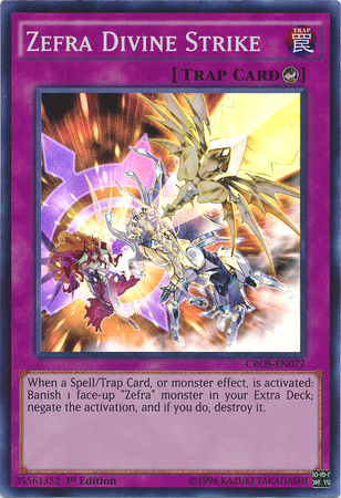 Zefra Divine Strike [CROS-EN072] Super Rare | Pegasus Games WI