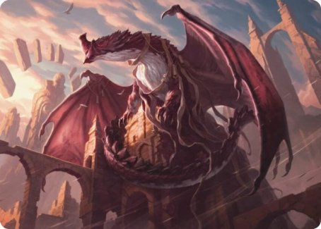 Velomachus Lorehold Art Card [Strixhaven: School of Mages Art Series] | Pegasus Games WI