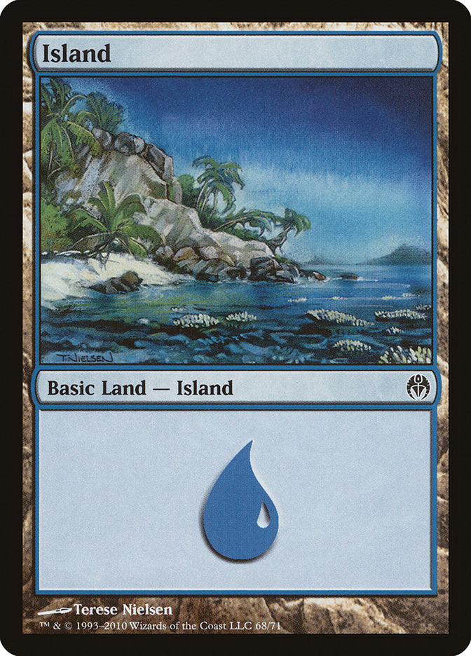 Island (68) [Duel Decks: Phyrexia vs. the Coalition] | Pegasus Games WI