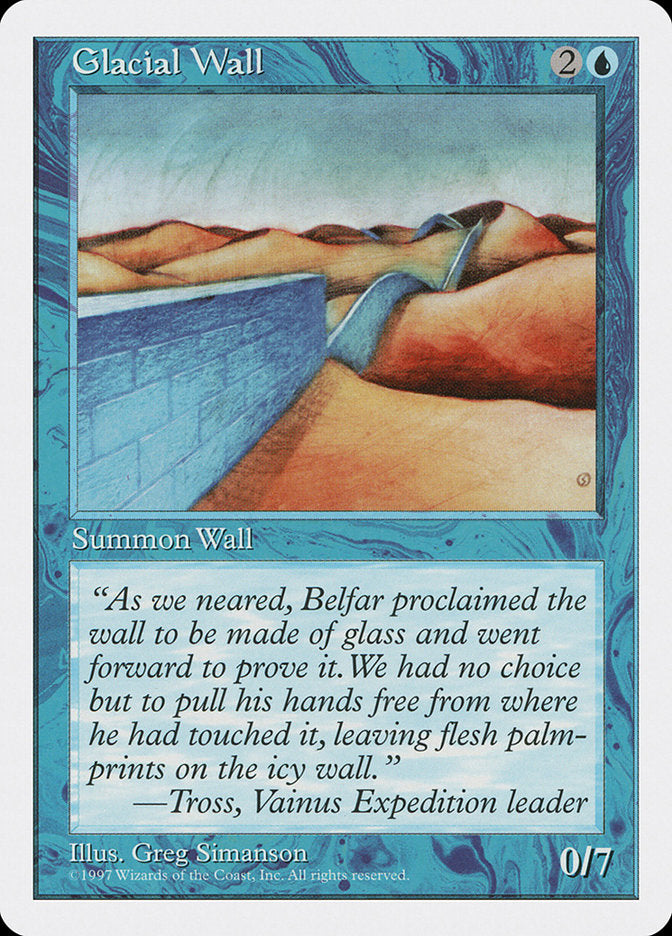 Glacial Wall [Fifth Edition] | Pegasus Games WI