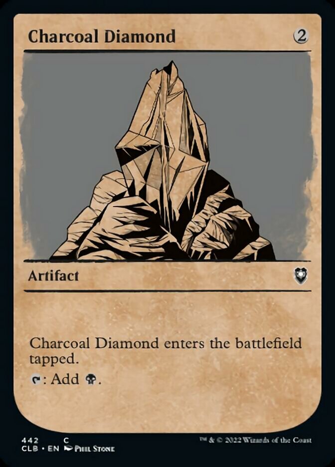 Charcoal Diamond (Showcase) [Commander Legends: Battle for Baldur's Gate] | Pegasus Games WI