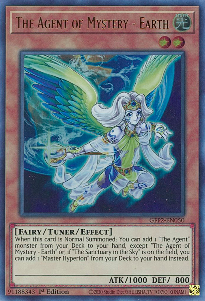 The Agent of Mystery - Earth [GFP2-EN050] Ultra Rare | Pegasus Games WI