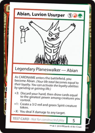 Abian, Luvion Usurper (2021 Edition) [Mystery Booster Playtest Cards] | Pegasus Games WI