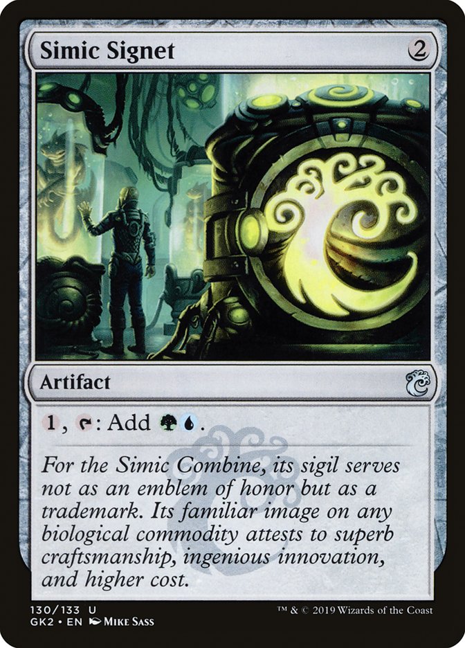 Simic Signet [Ravnica Allegiance Guild Kit] | Pegasus Games WI