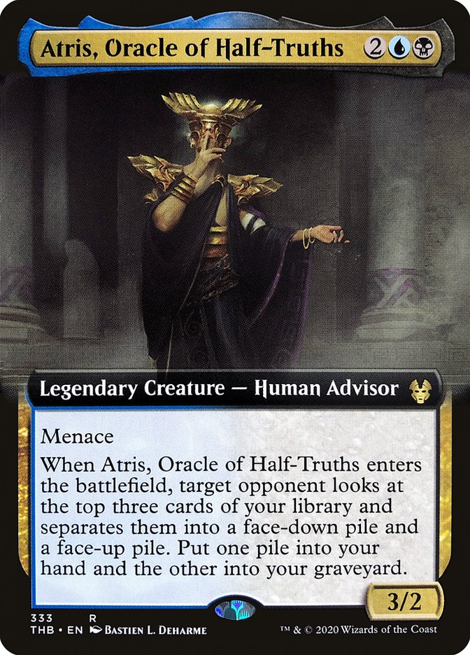 Atris, Oracle of Half-Truths (Extended Art) [Theros Beyond Death] | Pegasus Games WI