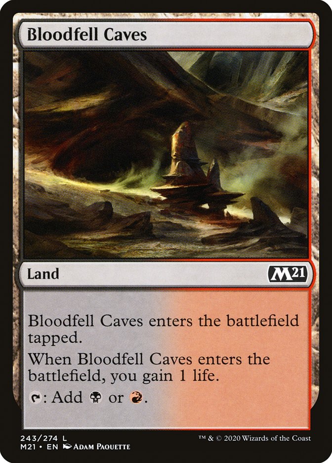 Bloodfell Caves [Core Set 2021] | Pegasus Games WI