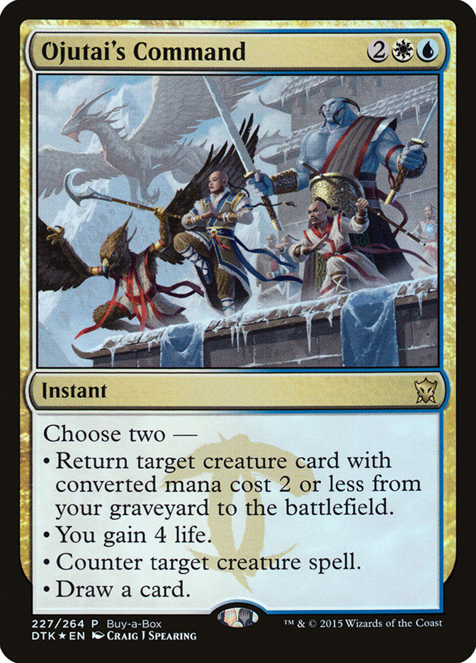 Ojutai's Command (Buy-A-Box) [Dragons of Tarkir Promos] | Pegasus Games WI