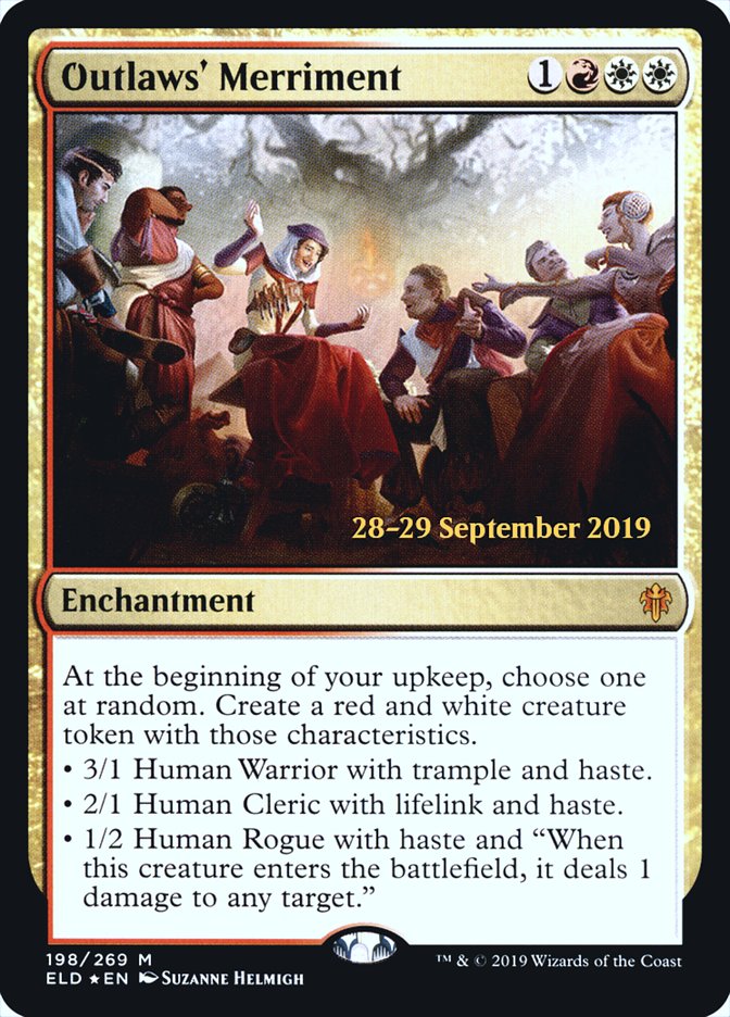 Outlaws' Merriment [Throne of Eldraine Prerelease Promos] | Pegasus Games WI