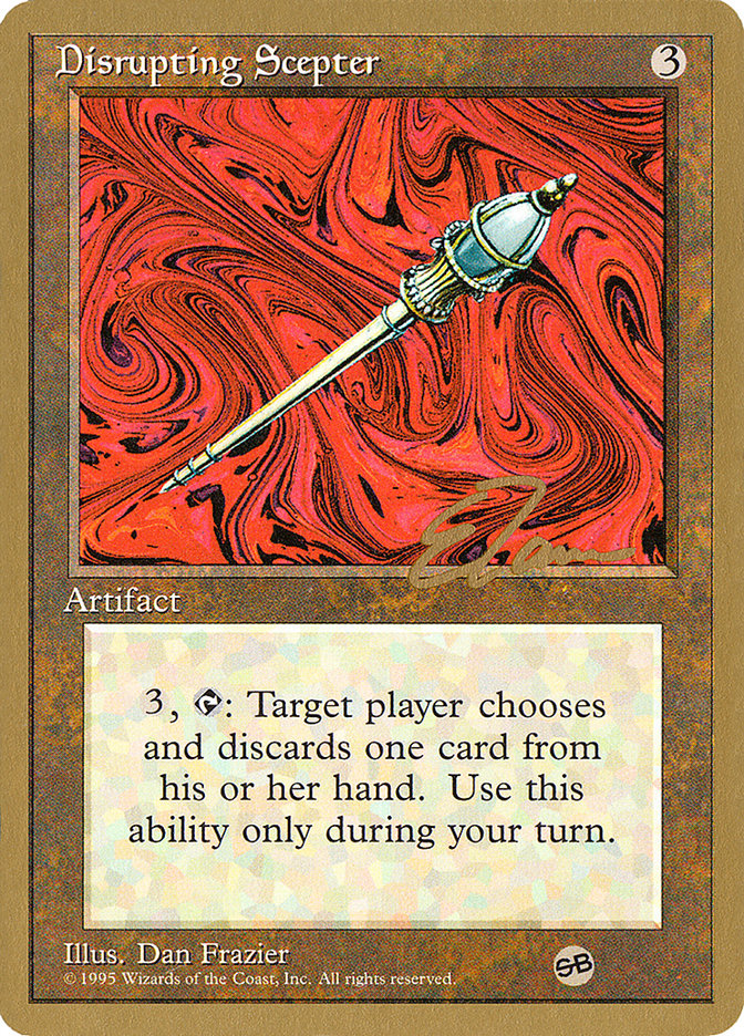 Disrupting Scepter (Eric Tam) (SB) [Pro Tour Collector Set] | Pegasus Games WI