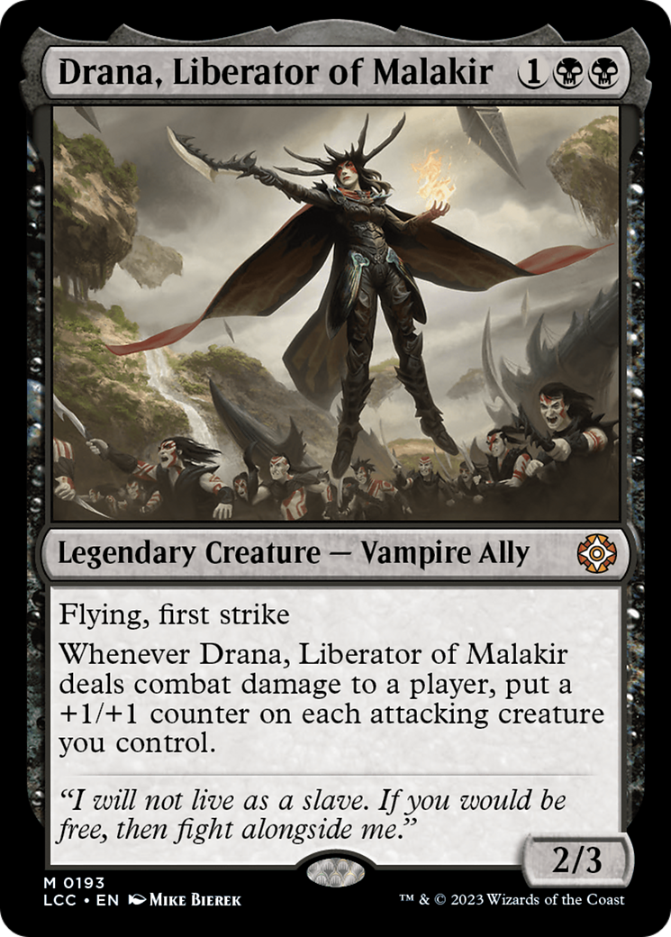 Drana, Liberator of Malakir [The Lost Caverns of Ixalan Commander] | Pegasus Games WI