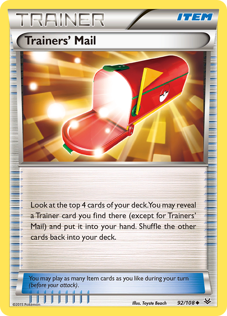 Trainers' Mail (92/108) [XY: Roaring Skies] | Pegasus Games WI