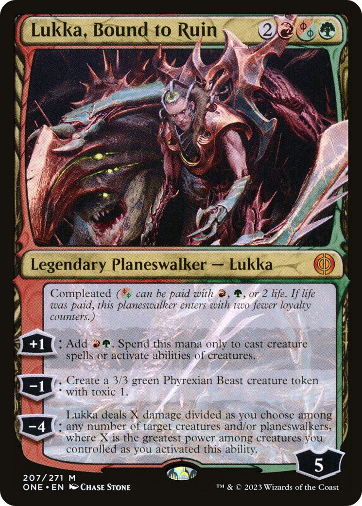 Lukka, Bound to Ruin [Phyrexia: All Will Be One] | Pegasus Games WI