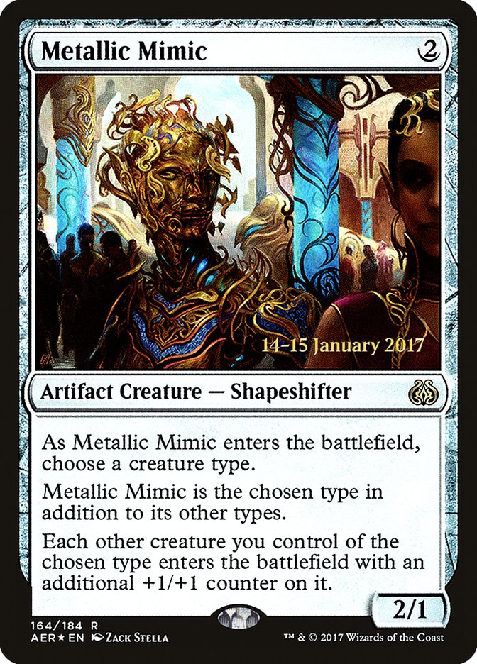 Metallic Mimic [Aether Revolt Prerelease Promos] | Pegasus Games WI