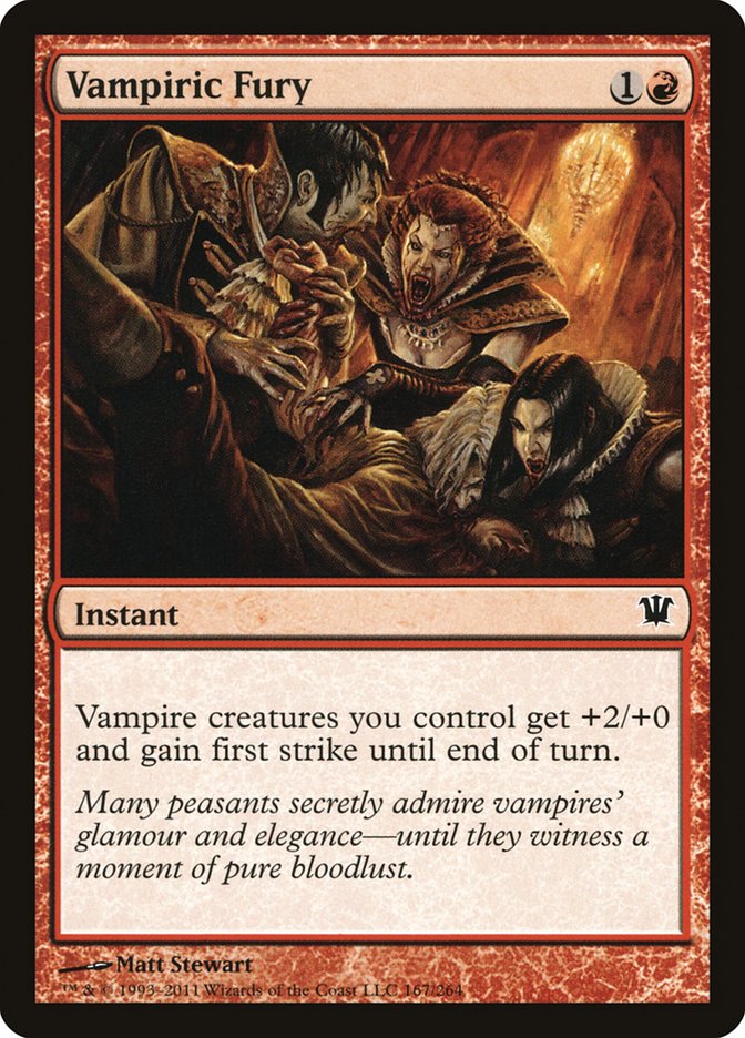 Vampiric Fury [Innistrad] | Pegasus Games WI