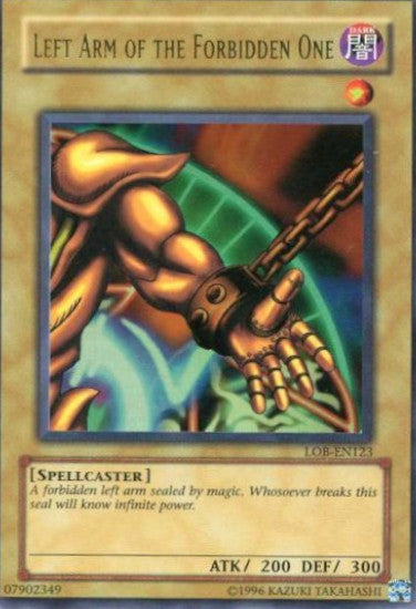 Left Arm of the Forbidden One [LOB-EN123] Ultra Rare | Pegasus Games WI