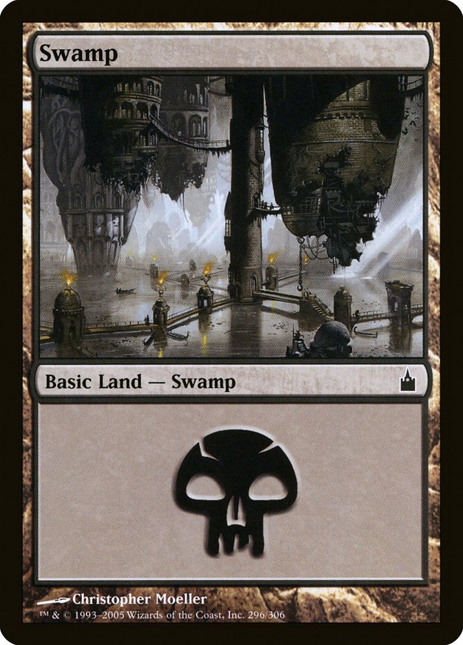 Swamp (296) [Ravnica: City of Guilds] | Pegasus Games WI