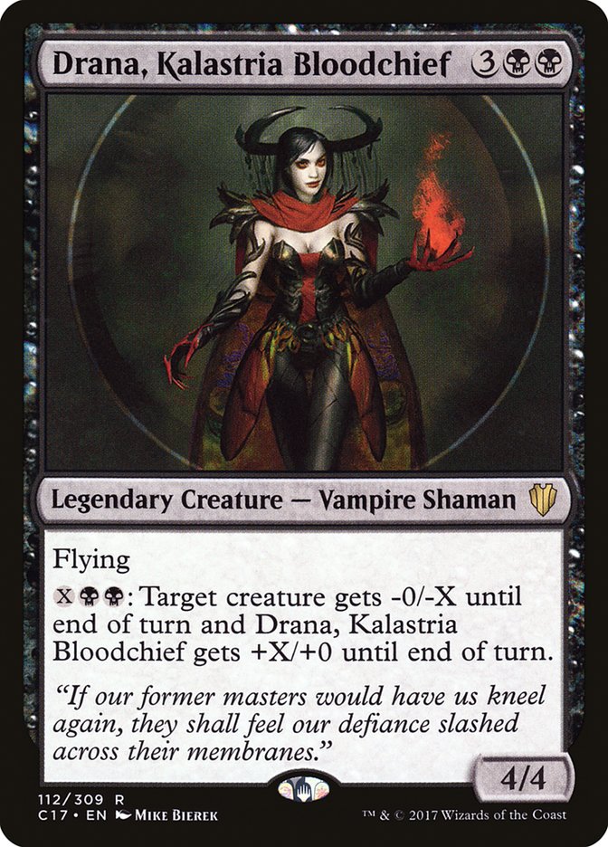 Drana, Kalastria Bloodchief [Commander 2017] | Pegasus Games WI