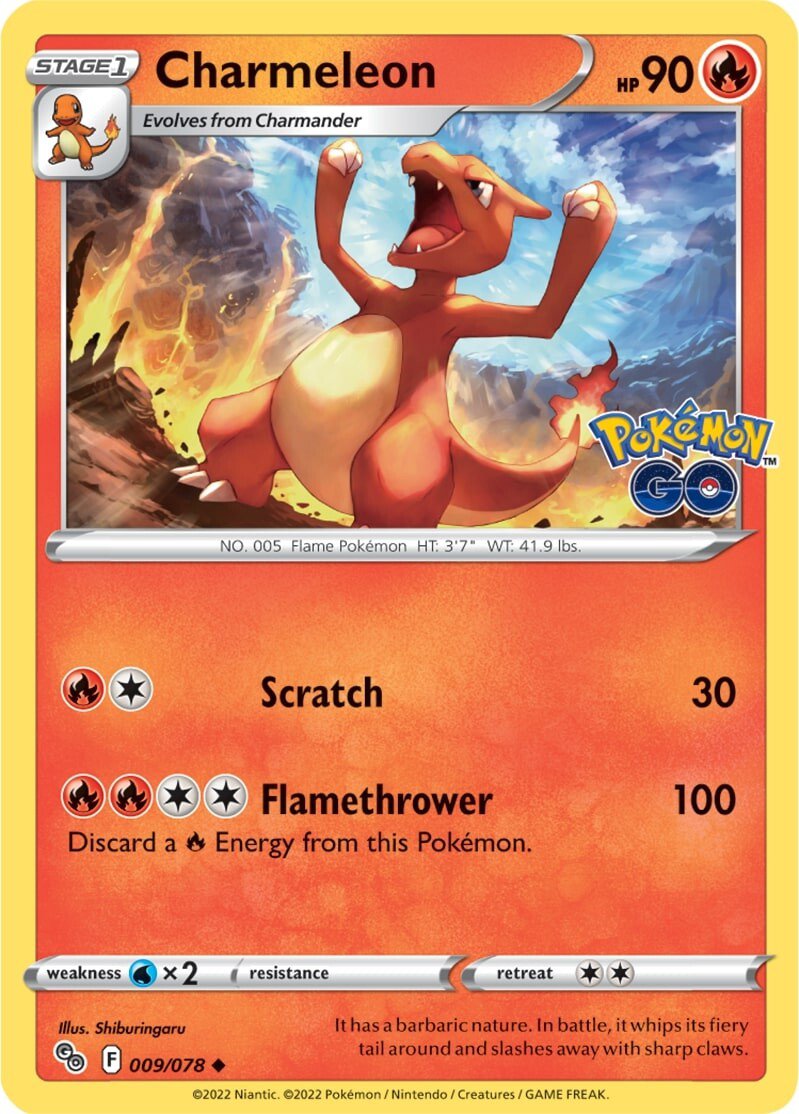 Charmeleon (009/078) [Pokémon GO] | Pegasus Games WI