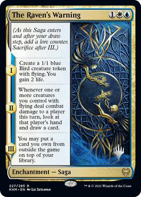 The Raven's Warning (Promo Pack) [Kaldheim Promos] | Pegasus Games WI