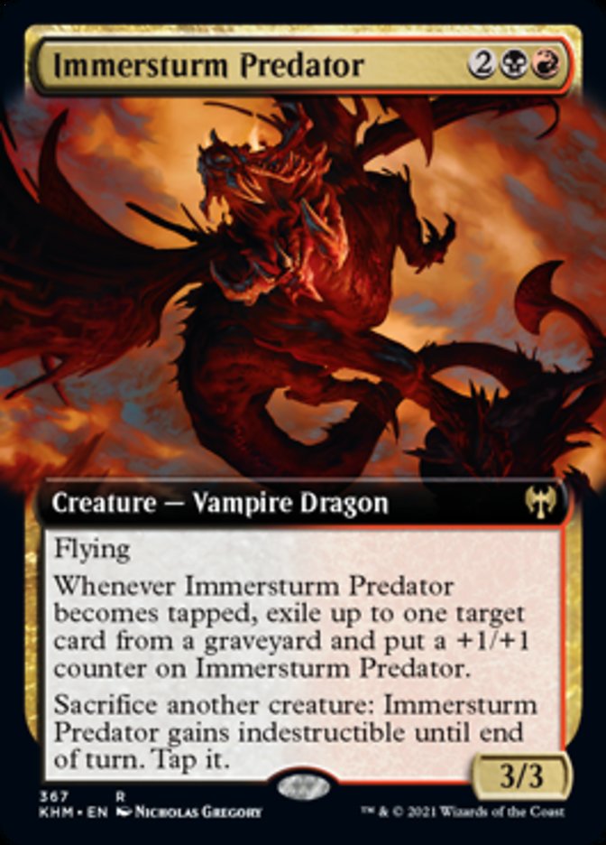 Immersturm Predator (Extended Art) [Kaldheim] | Pegasus Games WI