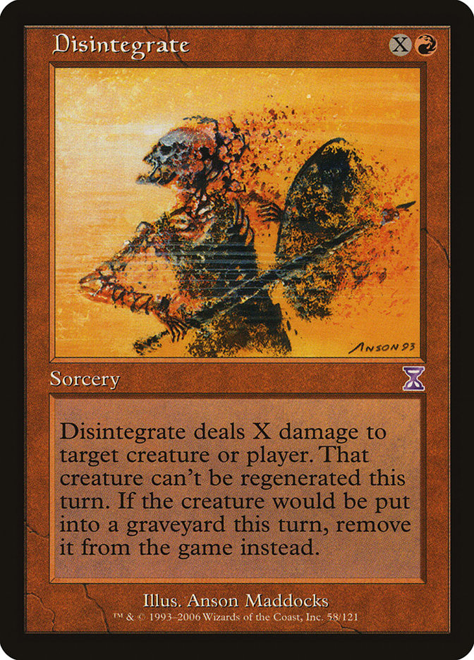 Disintegrate [Time Spiral Timeshifted] | Pegasus Games WI