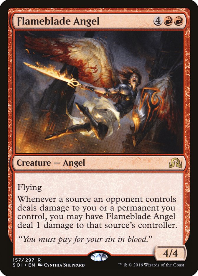 Flameblade Angel [Shadows over Innistrad] | Pegasus Games WI