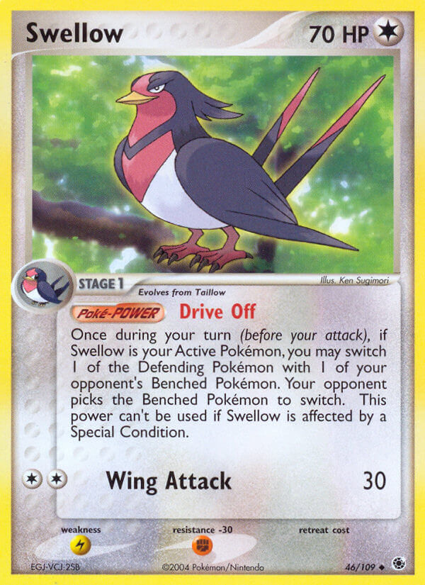 Swellow (46/109) [EX: Battle Stadium] | Pegasus Games WI