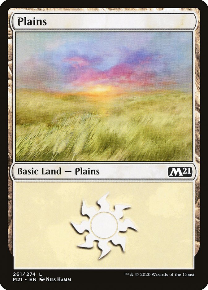 Plains (261) [Core Set 2021] | Pegasus Games WI