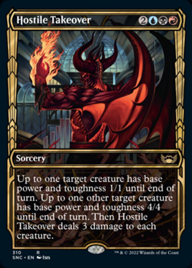 Hostile Takeover (Showcase Golden Age) [Streets of New Capenna] | Pegasus Games WI