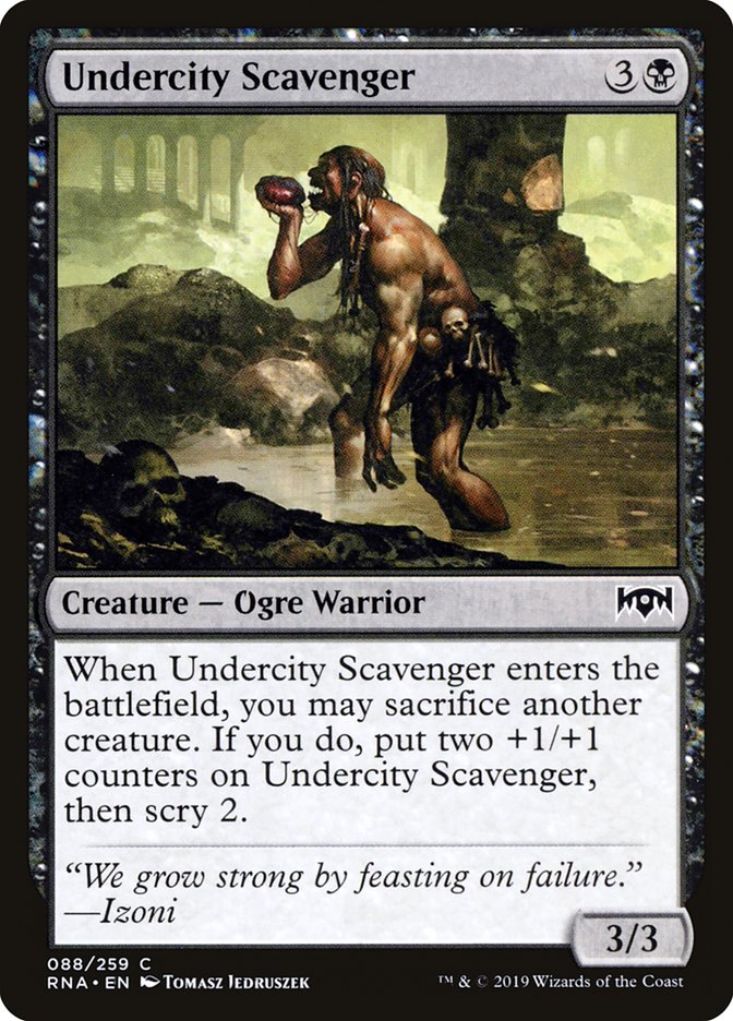 Undercity Scavenger [Ravnica Allegiance] | Pegasus Games WI