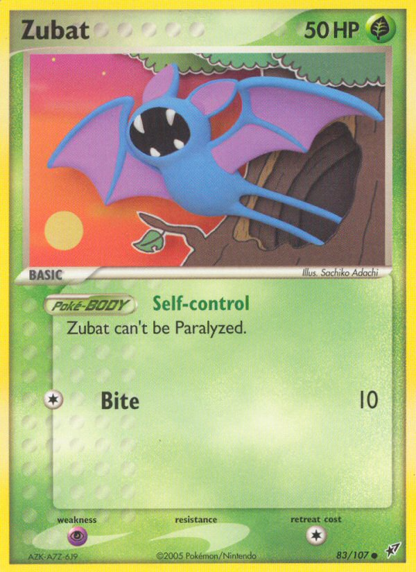 Zubat (83/107) [EX: Deoxys] | Pegasus Games WI