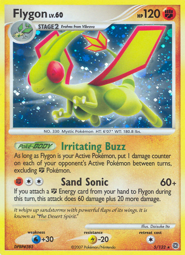 Flygon (5/132) [Diamond & Pearl: Secret Wonders] | Pegasus Games WI