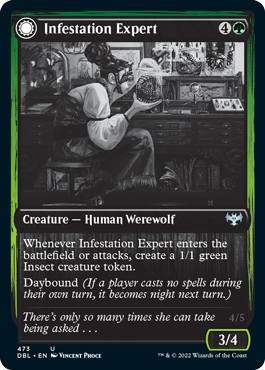 Infestation Expert // Infested Werewolf [Innistrad: Double Feature] | Pegasus Games WI