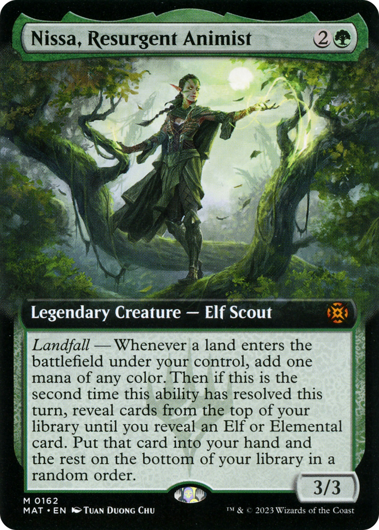 Nissa, Resurgent Animist (Extended Art) [March of the Machine: The Aftermath] | Pegasus Games WI